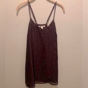 Shimmery slip dress